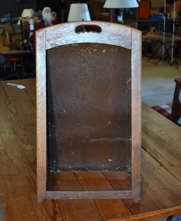 Antique 19th C. Shoe Store Floor Mirror