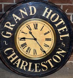 Contemporary Grand Hotel Charleston Wall Clock