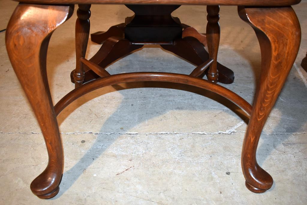 Vintage Oak Windsor Arm Chair, Probably English