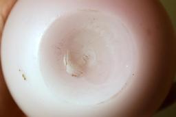 Fenton Satin Glass Pink Rose Bowl Vase