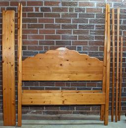 Pine Four Poster Queen Tester Bed