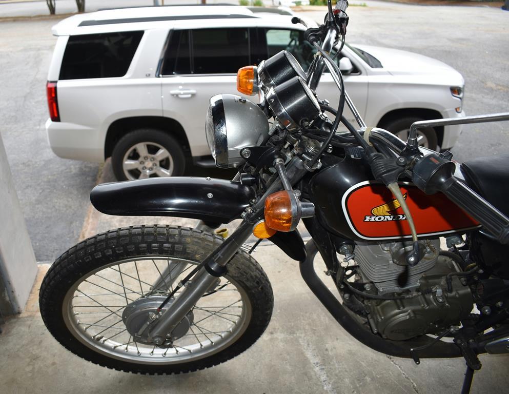 Red 1975 Honda XL350 Motorcycle, Only 1,551 Miles, Fantastic Vintage Survivor Dual Bike