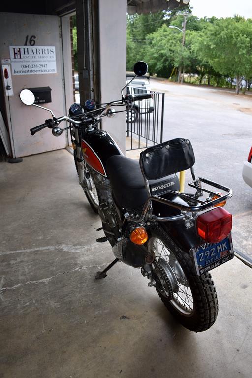 Red 1975 Honda XL350 Motorcycle, Only 1,551 Miles, Fantastic Vintage Survivor Dual Bike