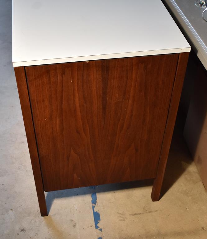 Pair of Vintage Mid-Century Florence Knoll Dressers in Walnut