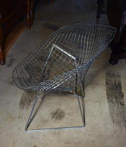 Vintage 1960s Mid-Century Harry Bertoia Diamond Chair