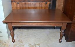 Americraft Dark Stained Pine Coffee Table