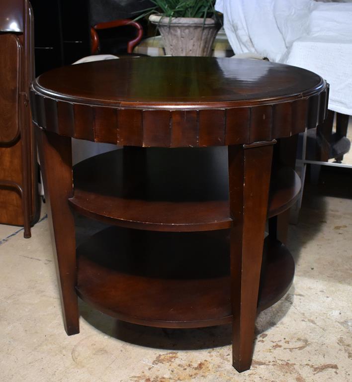 Bernhardt Contemporary Round End Table