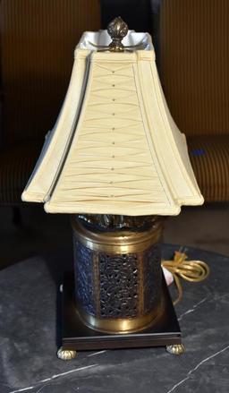 Beautiful Canister Base Table Lamp