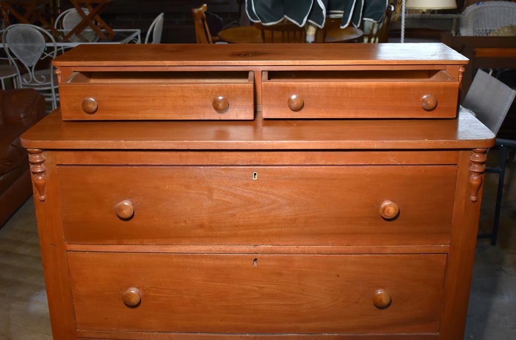 Antique Early 19th C. American Cherry Dresser Chest