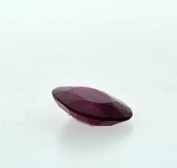 12.9 Carat Natural Ruby, Oval Cushion Cut