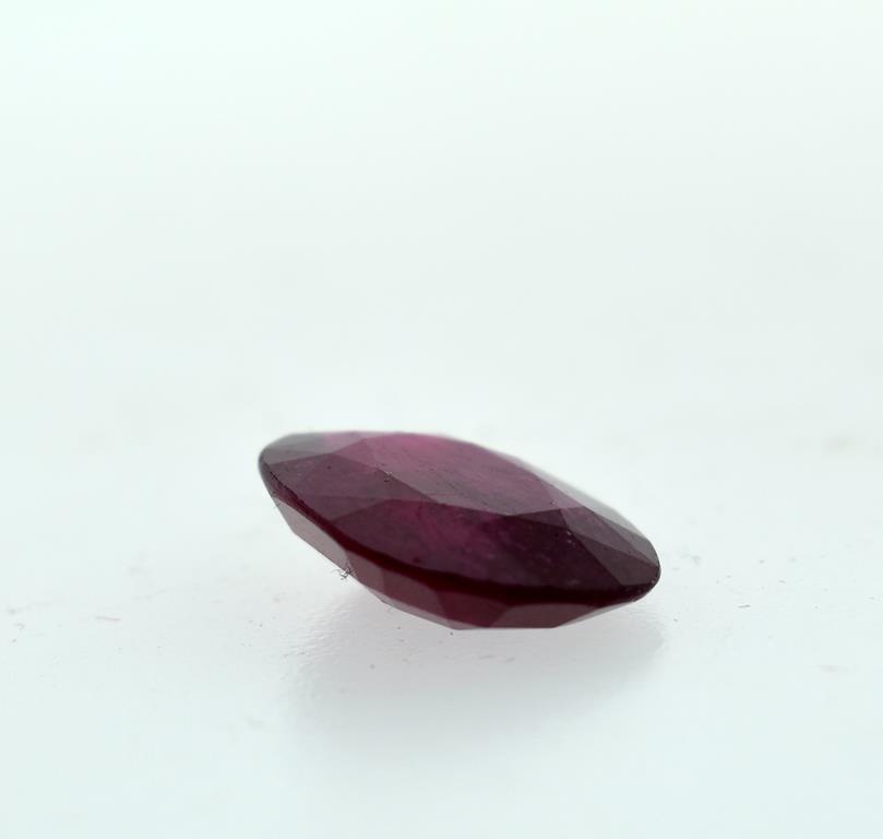 12.9 Carat Natural Ruby, Oval Cushion Cut
