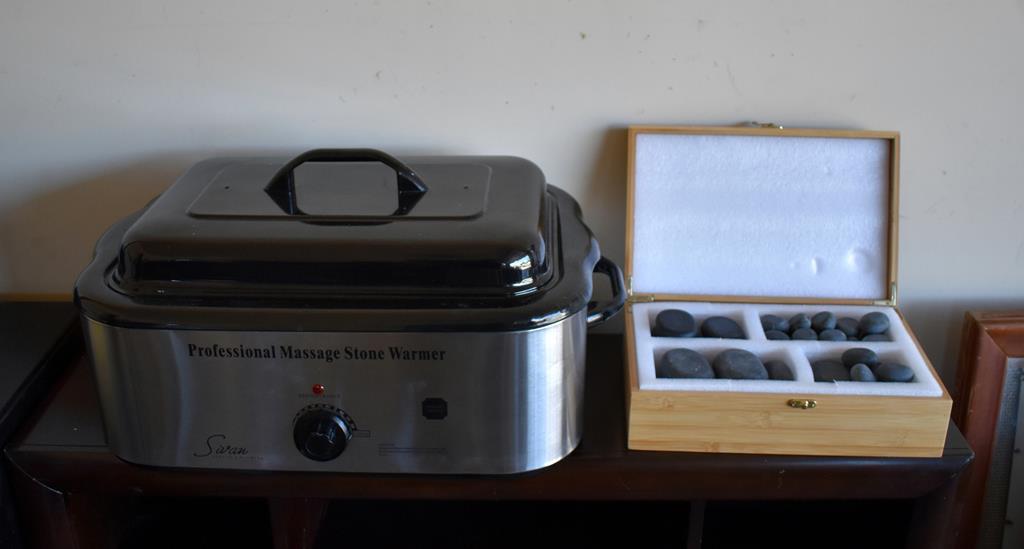 Sivan Professional Massage Stone Warmer with Stones—Never Used