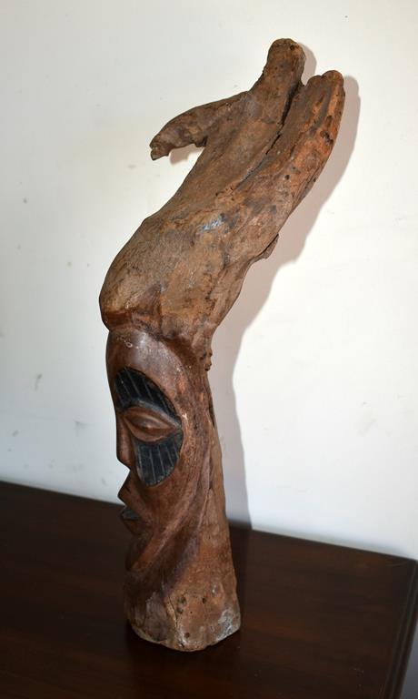 Carved Wood Tribal/Folk Art Sculpture