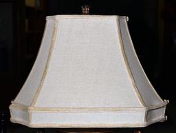 Elegant Gilded Trophy Form Table Lamp