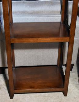 Elegant Contemporary Pier Circue Shelf Stand, Lots 16-18 Match