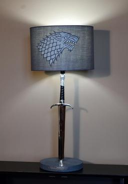 Game of Thrones “Winter Is Coming” Stark Sword Lamp