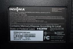 Insignia 55-Inch HDTV with Remote, Model E55BAZNK5XBYNNX