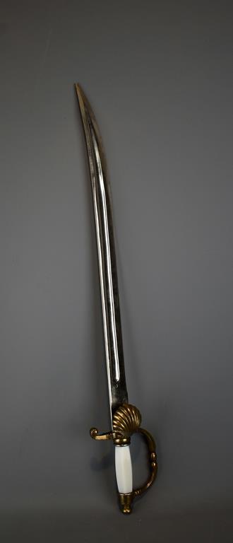 Sabre Sword w/ Brass Shell Guard