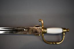 Sabre Sword w/ Brass Shell Guard