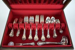 Sterling Silver Flatware, Gorham “Chantilly”, 71 Pieces & Chest