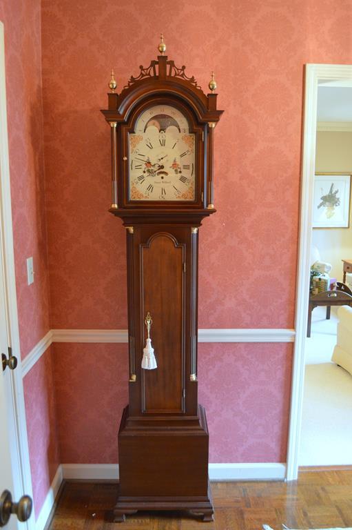 Wonderful Sligh Simon Willard Henry Ford Museum Mahogany Grandfather Clock (See Link in Description)