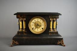 Antique Seth Thomas Pillared Mantle Clock