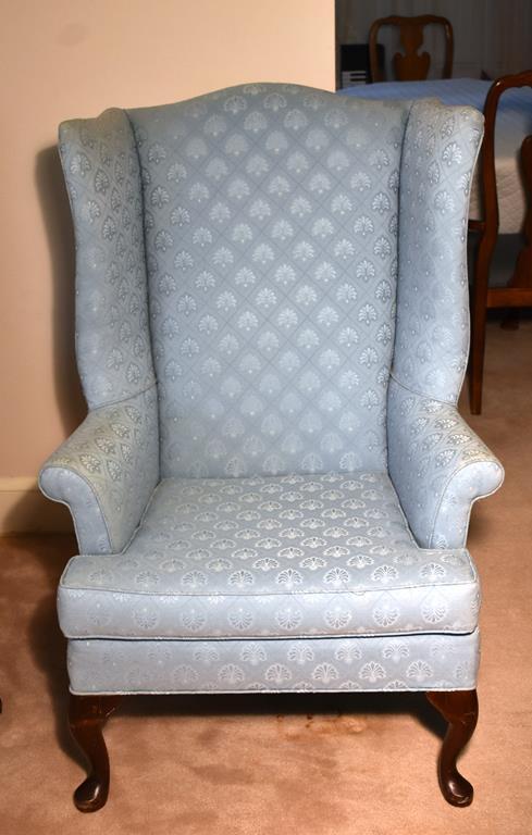 Queen Anne Furniture Co. Wing Back Armchair (Lots 15 & 16 match)