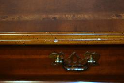 Small Hallway Table by Butler with Inlaid Top