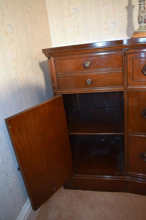 Handsome Vintage Mahogany Sideboard Buffet (Lots 2 and 3 Match)