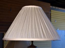 Elegant Vintage Elephant Motif Tall Table Lamp, 32” H