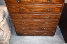 Fine Thomasville Campaign Style Dresser Chest