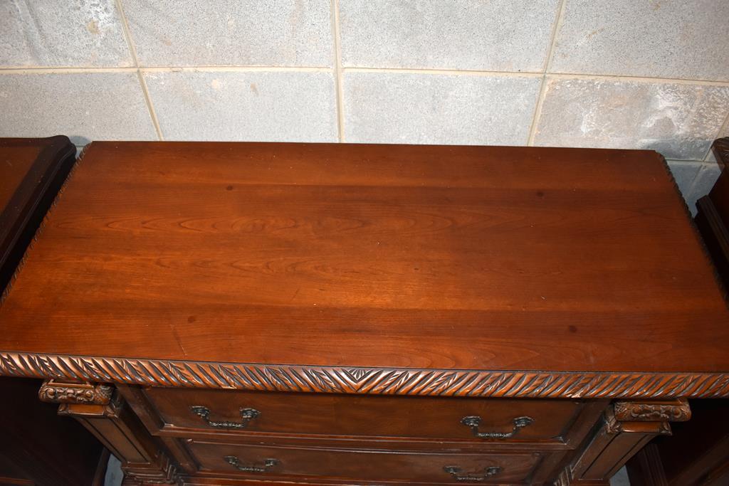 Large Scale Carved Detail Two-Drawer Chest