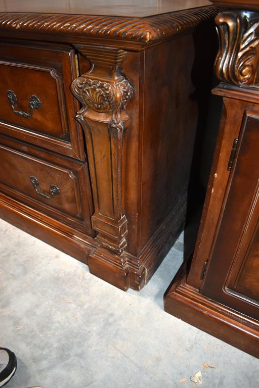 Large Scale Carved Detail Two-Drawer Chest