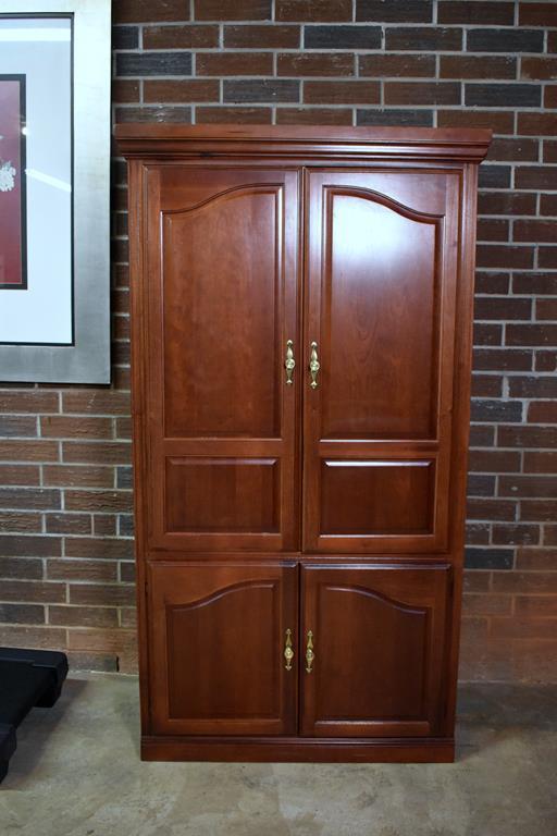 Riverside Mahogany Finish Entertainment / Media Armoire