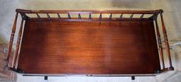 Lovely Contemporary Mahogany Vanity / Ladies Desk with One Central Drawer
