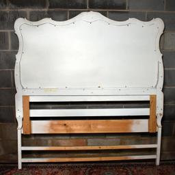 Fine Karges Furniture (Evansville, IN) Elegantly Decorated Queen Bed Headboard (7, 11 & 12 Match)