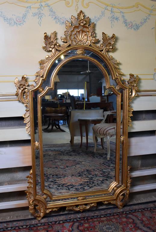 Elegant Louis XIV Style Mirror