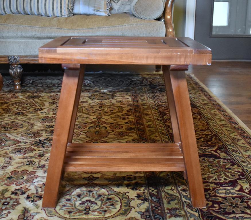 Craftsman Style Wooden Side Table