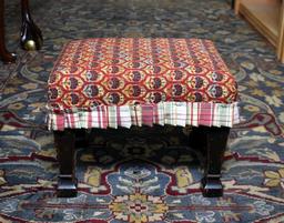 Upholstered Top Footstool