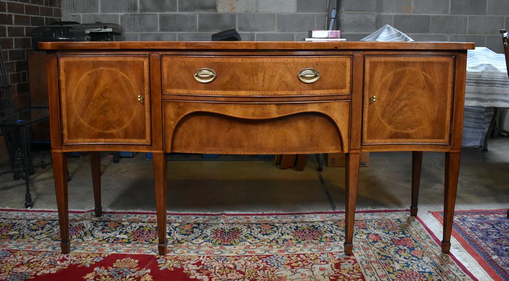 Henredon “18th Century Portfolio” Banded Mahogany Sideboard