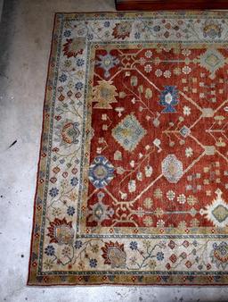 Fine Turkish Ushak (Oushak) 6'10” x 7'10” Hand Knotted Rug