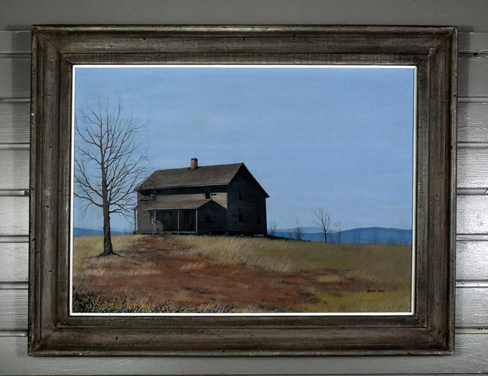 Darell Koons (So. Car., 1924-2016) “James F. Howard House near Tigerville, SC”, Acrylic, Signed