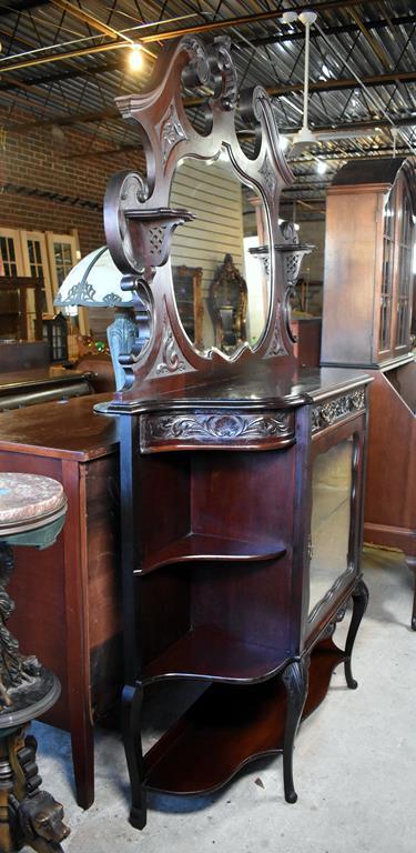 Beautiful Hand Crafted 19th C. Victorian Rosewood Etagere