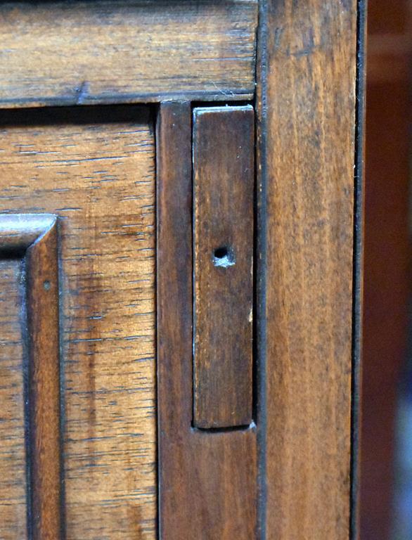 Elegant Queen Anne Style Walnut Drop Front Secretary with Book Hutch