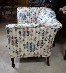 Floral Print Loveseat