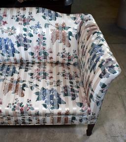 Floral Print Loveseat