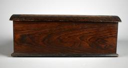 Antique Satinwood Inlaid Walnut Writing Slope