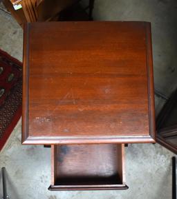 Vintage Mahogany Nightstand by Continental Furniture