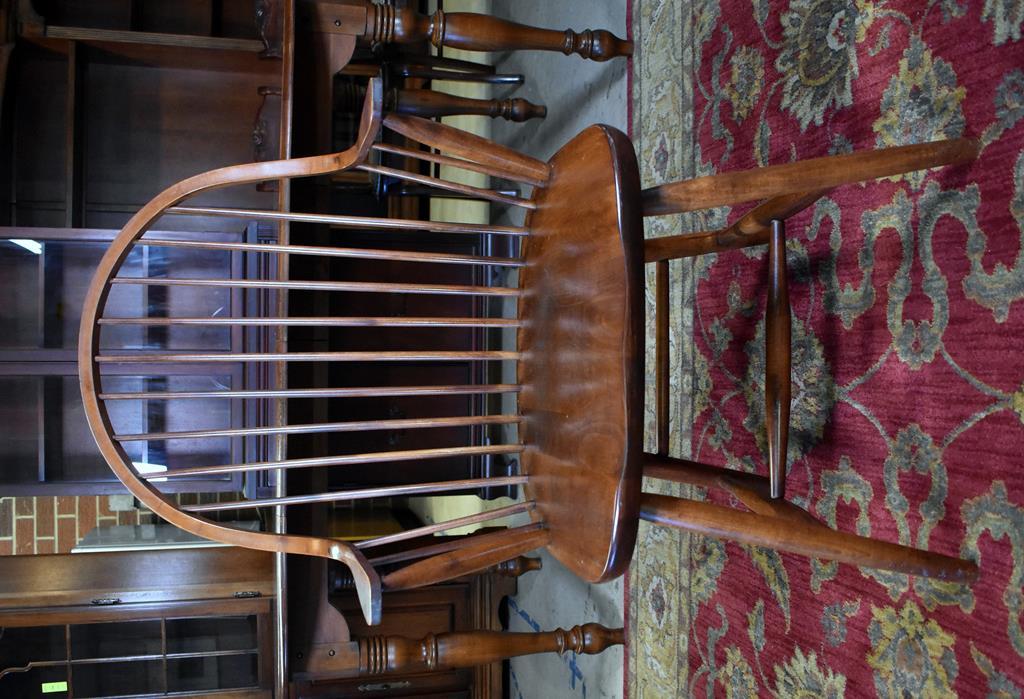 Pennsylvania House Cherry Windsor Chairs: Two Master & Four Side Chairs