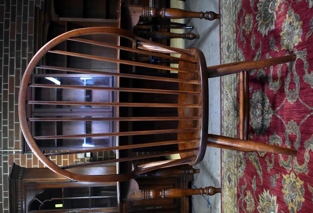 Pennsylvania House Cherry Windsor Chairs: Two Master & Four Side Chairs